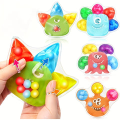 2pcs Monster Squeeze Toys Sensory Play & Fine Motor Skills Fun