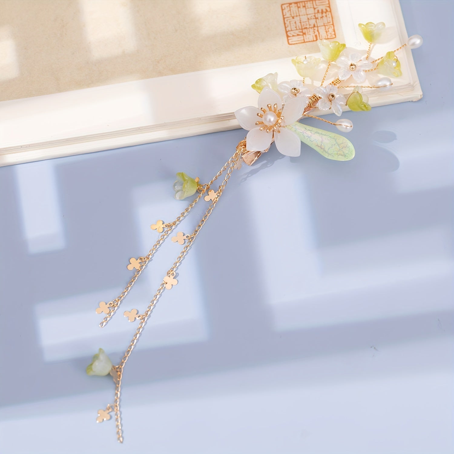 Ancient Style Hairpin Headdress Side Clip Cheongsam Costume Accessories