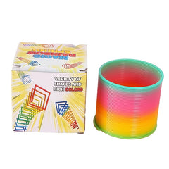 Educational Rainbow Spring Circle Toy for Boys and Girls