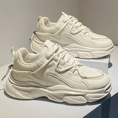 Men's Chunky Lace-Up Shoes for Outdoor Activities