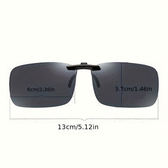 Detachable Driving Polarized Clip On Glasses Sunglasses