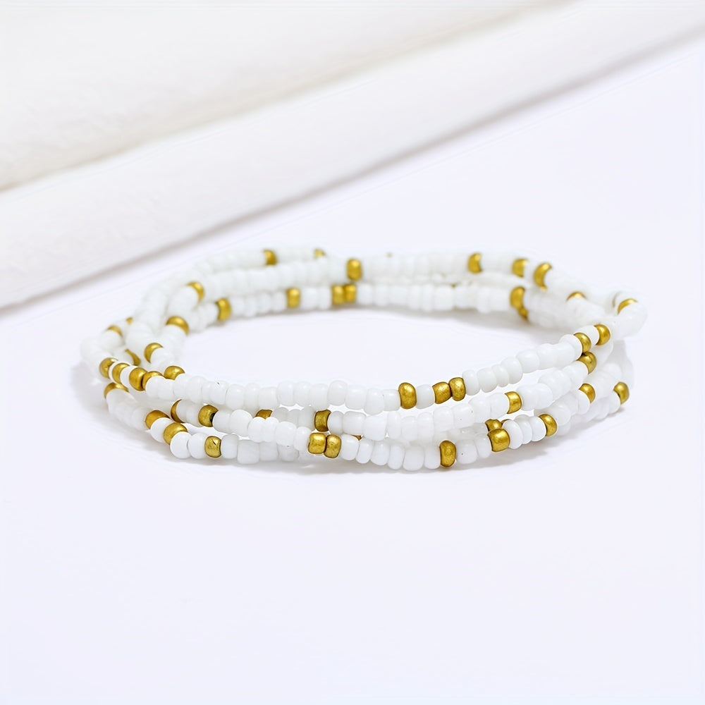 Boho Layer Waist Chain Decorative Belly Chain For Women