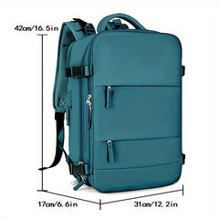 Functional Travel Backpack Large Capacity Laptop Rucksack