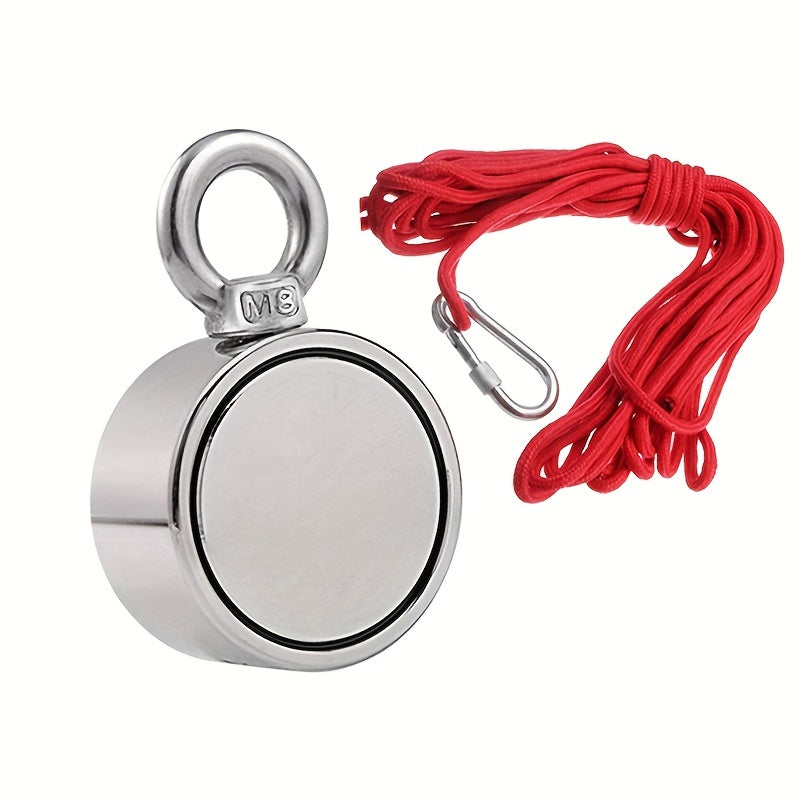 Heavy Duty Double Sided Salvage Magnet with Hanging Ring Bolt