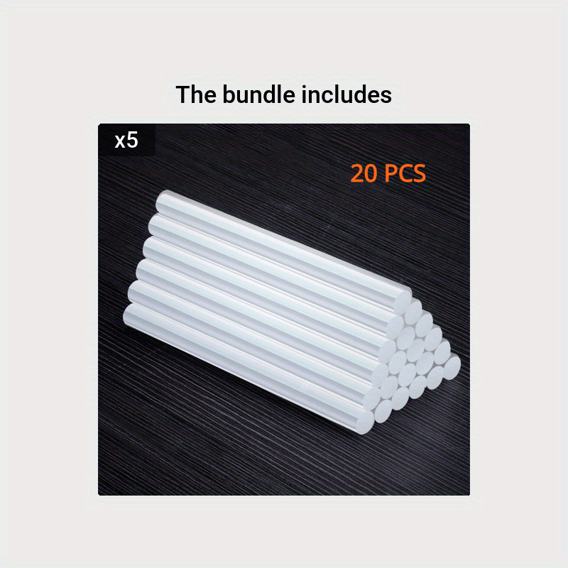 20 Pcs 7 100MM Hot Melt Adhesive Glue Stick High Viscosity Strengthen Stickiness