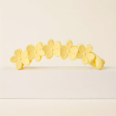 3pcs Lemon Yellow Banana Clips Hair Accessories