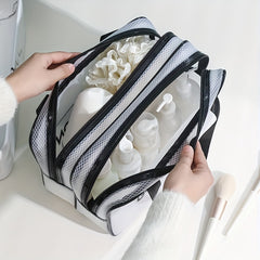 Makeup Bag with Dry and Wet Separation Extra Large Capacity