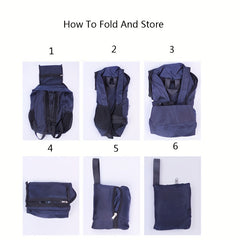 Small Waterproof Backpack Foldable for Travel Camping Hiking