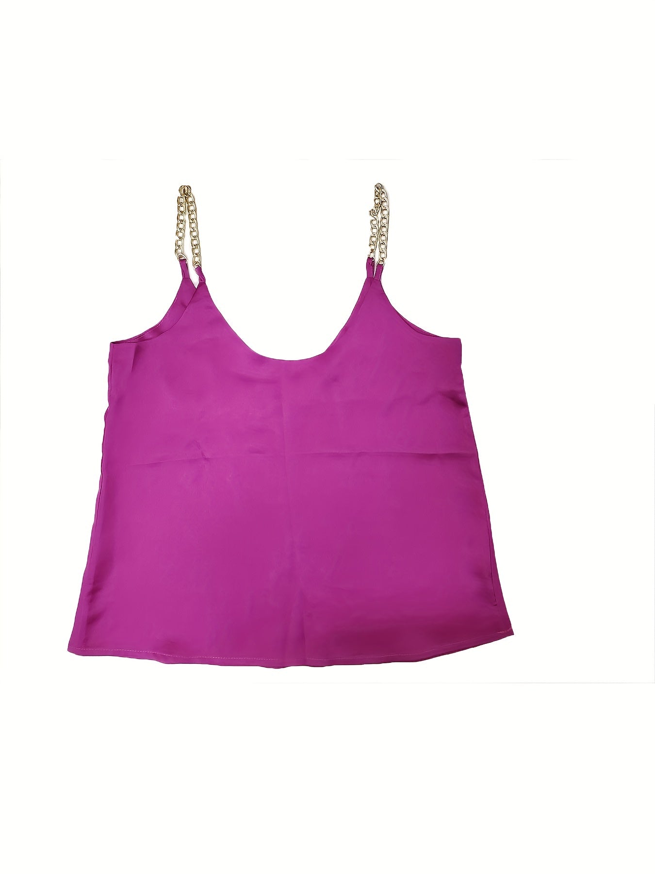 Women's Chain Strap V-Neck Sleeveless Cami Top