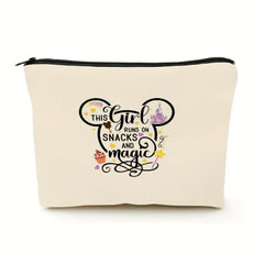 Funny Anime Mouse Themed Cosmetic Bag for Girls Birthday