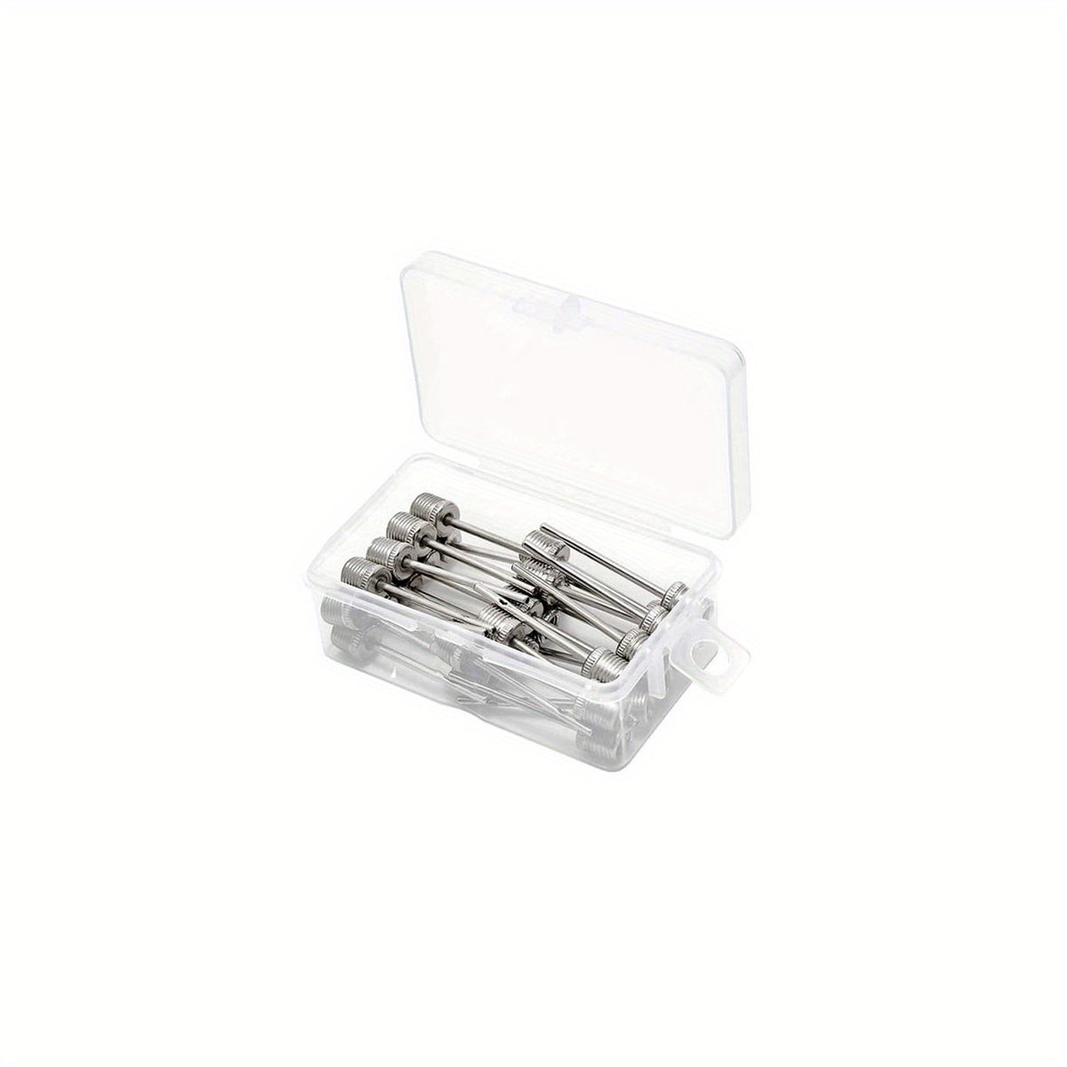 30pcs Ball Pump Needles w/ Storage Box for Handball Football Basketball