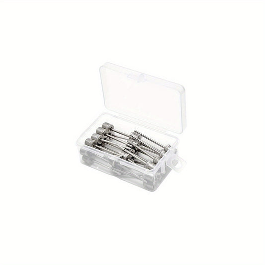 30pcs Ball Pump Needles w/ Storage Box for Handball Football Basketball