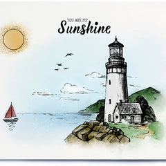 Lighthouse Sea Clear Stamps for Card Making