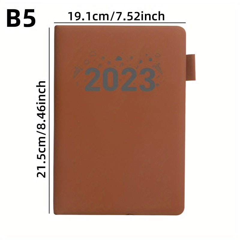 B5 Extra Thick 360 Pages Leather Business Notepad