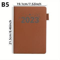 B5 Extra Thick 360 Pages Leather Business Notepad