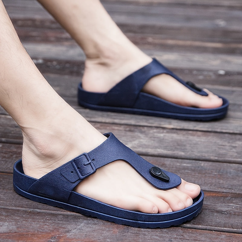 Men's Arch Support Flip Flops Lightweight Comfort Non Slip Thong Sandals