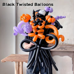 100pcs Twisting Balloons & White Magic Balloons for Party Decorations