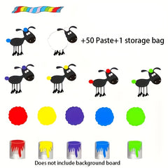 HOOJOJO Sheep Felt Storytelling Apron for Interactive Storytelling