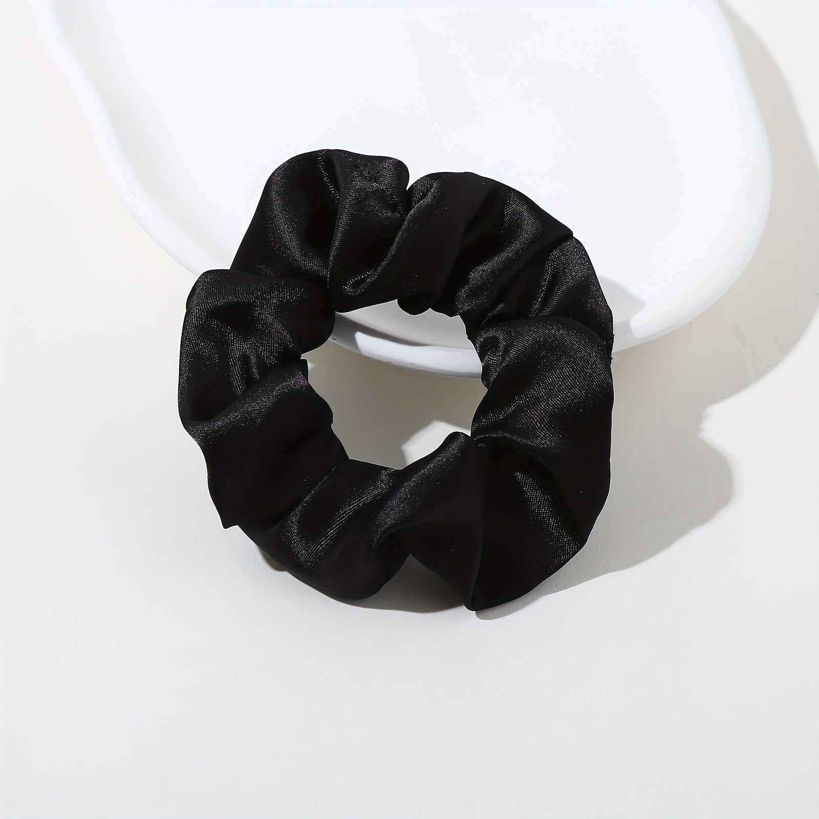 16pcs Solid Silk Scrunchie Hair Tie Ponytail Holder Hair Accessories