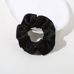 16pcs Solid Silk Scrunchie Hair Tie Ponytail Holder Hair Accessories