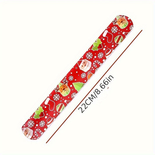 Christmas Bracelet Snowman Elk Clap Rings Santa Claus Gift Boys Girls