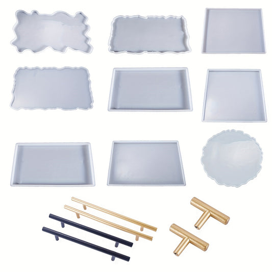 Silicone Tray Molds for Resin Casting - DIY Jewelry Holder and Home Decor