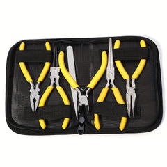 DIY Jewelry Making Tool Set 8pc Pliers Scissor Tweezers Jump Ring Opener Awl
