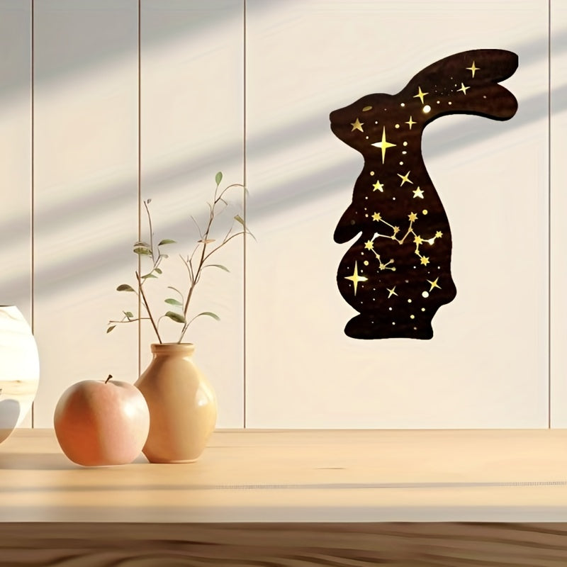 LED Wooden Wall Stickers Pendant Nightlight