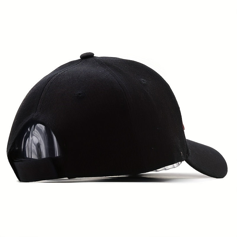 Street Canvas Baseball Cap Summer Letter Embroidery Peaked Cap