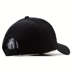 Street Canvas Baseball Cap Summer Letter Embroidery Peaked Cap