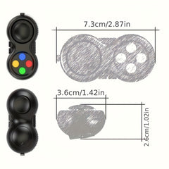 3pcs Retro Classic Fidget Controller Handheld Game Fun Fidget Pad Packs