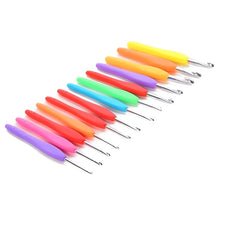 9pcs 14pcs Colorful Soft Handle Crochet Hook Set
