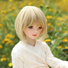 DollSugar Lifelike TPE Body & PVC Head with Makeup Includes Bonus Wig