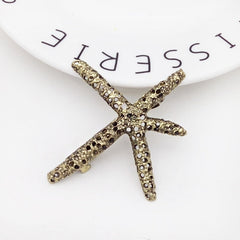 Star Hair Clips Metal Hair Barrettes Fashionable Hair Clip
