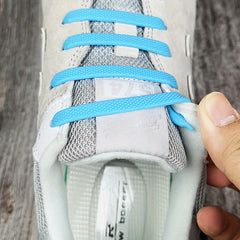 16pcs Silicone Elastic Laces for All Sneakers No Tie Needed