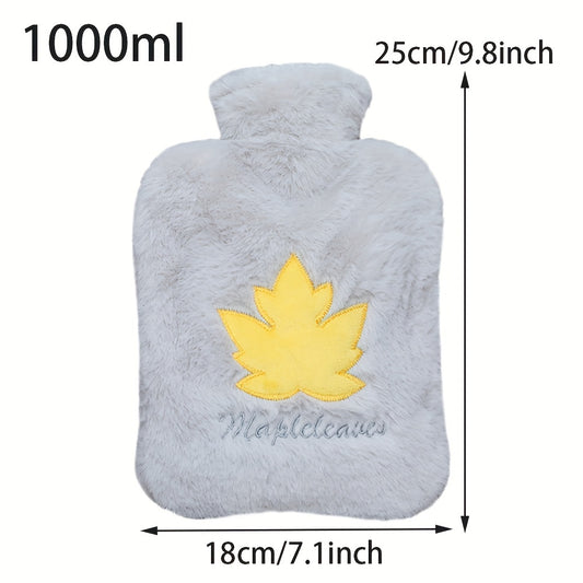 Leaf Style Hot Water Bag Hand Warmer for Indoor Outdoor Camping Travel Winter