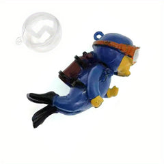 Aquarium Floating Diver Decoration Fish Tank Accessory