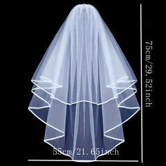 Bridal Headpiece & Veil Set for Bachelorette Party