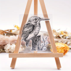 Bird Background Transparent Stamp
