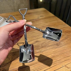 4pcs Stainless Steel Dessert Fruit Tea Coffee Mixing Jam Ice Cream Salad Spoon