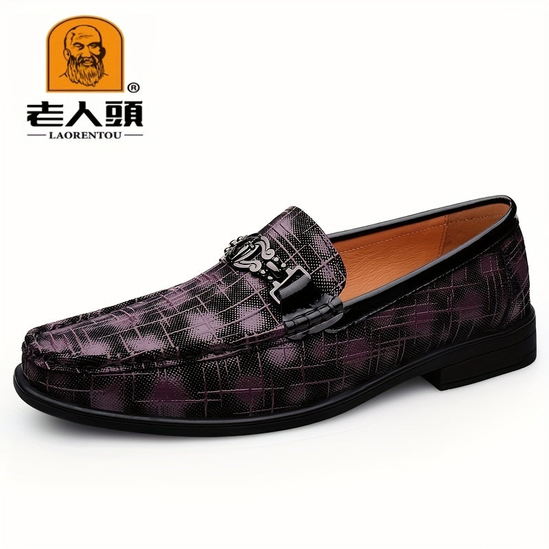 LAORENTOU Men's Leather Casual Lightweight Shoes