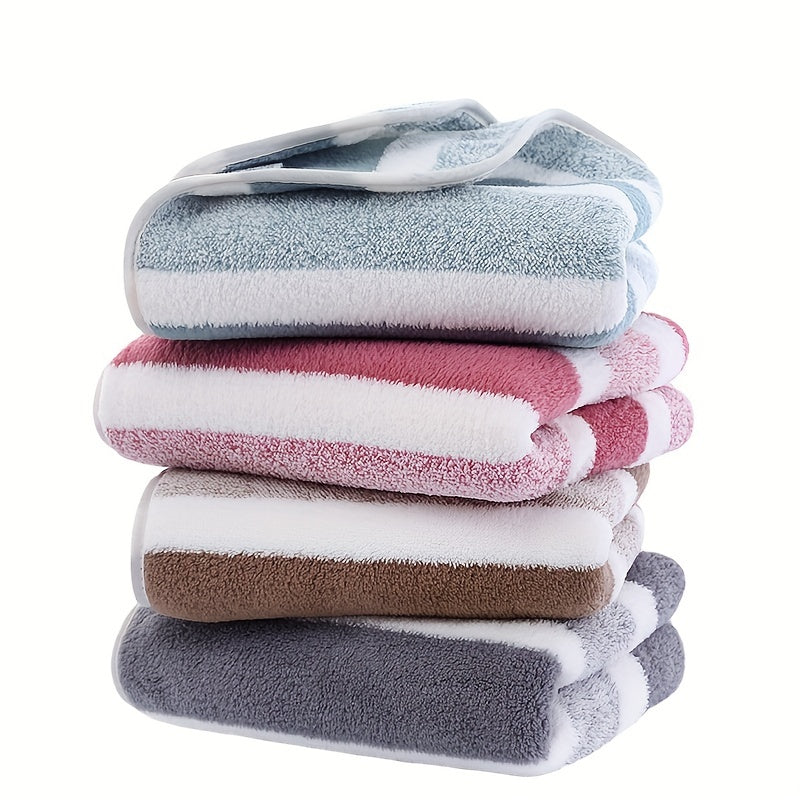 Coral Velvet Bath Towel Set Soft Thick Shower Towel