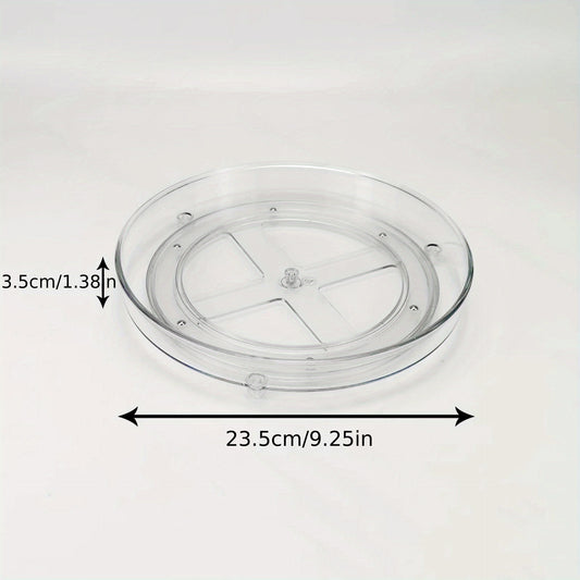 1pc 1 2 3 Layer 25 4 Cm Clear Non Skid Lazy Susan Organizers Turntable Rack