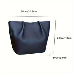 Women's Large Capacity Leather Handbag in Brown