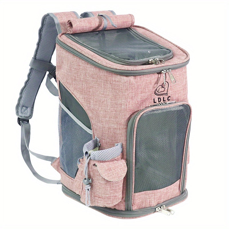 Pet Carrier Backpack for Small and Medium Pets - Front Facing Design