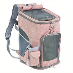 Pet Carrier Backpack for Small and Medium Pets - Front Facing Design
