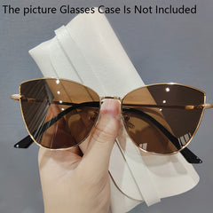 Vintage Cat Eye Frame Sunglasses Women Eyewear Sun Shades Lady