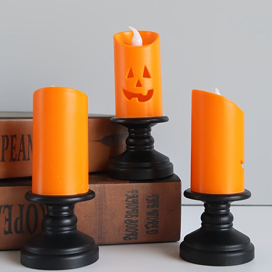 Halloween Pumpkin Lantern LED Candle Lamp
