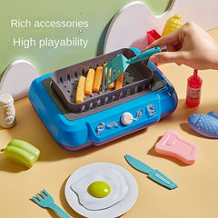 Kids Induction Cooker Food Changing Kitchen Play Set