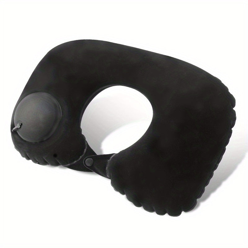 Inflatable U Shaped Pillow Travel Portable Cervical Spine Neck Pillow Nap Pillow